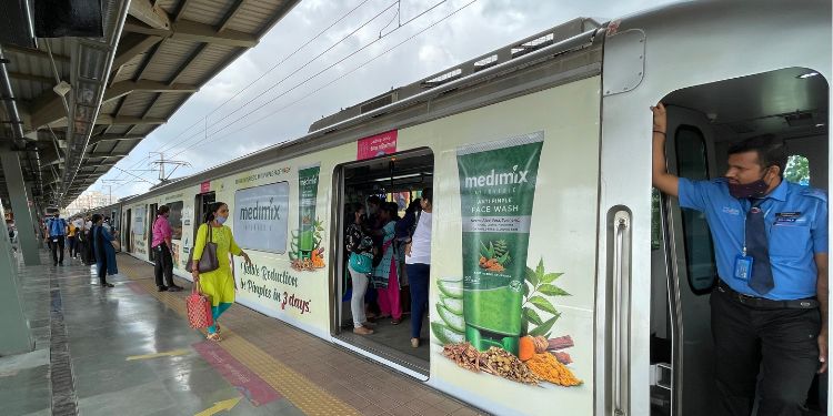 Medimix boards Mumbai Metro for Exclusive Branding