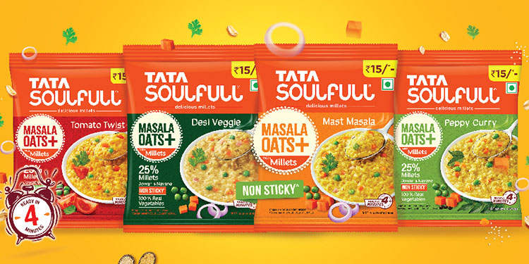 Tata Consumer Products expands wholesome snacking portfolio with Tata Soulfull Masala Oats+