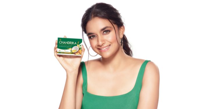 Chandrika Ayurvedic Soap relaunches with Keerthy Suresh as its new face