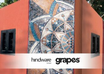 Hindware decorates Delhi with broken tiles