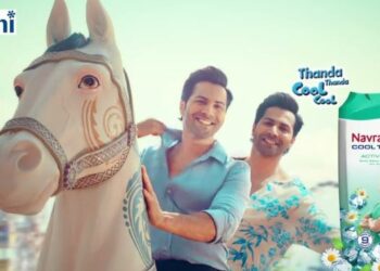 Varun Dhawan plays dual role in Navratna Active Deo Talc ad