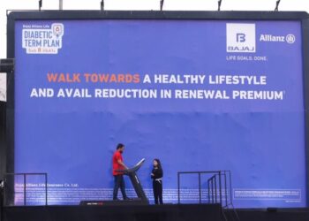 Bajaj Allianz teams up with Ideacafe.agency for ‘Fitness Billboard’ OOH campaign