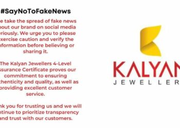 Kalyan Jewellers strikes back at fake news perpetrators