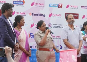 Over 1500 Women participate in the I’m Safe Freedom Run to create awareness of the need of women safety