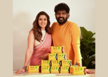 Actor Nayanthara, director Vignesh Shivan launch female hygiene brand Femi9