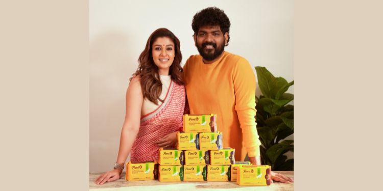 Actor Nayanthara, director Vignesh Shivan launch female hygiene brand Femi9