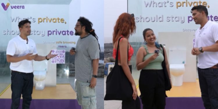 Browser Veera installs transparent toilet, underlines that ‘What's Private Should Stay Private’