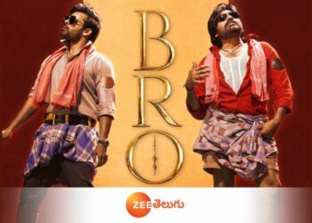 Zee Telugu announces the World Television Premiere of BRO in style: 54 ft cut-out of Pawan Kalyan unveiled