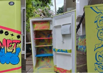 Sneaker brand Comet turns old refrigerators into footwear closets