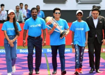 UNICEF SA Regional Ambassador Sachin Tendulkar calls for girls’ rights during World Cup