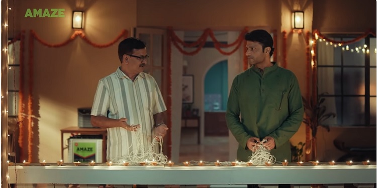 Luminous’ Amaze scripts father-son truce, urges viewers to light up relationships this Diwali