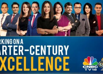 CNBC-TV18 celebrates embarking on a quarter century of excellence
