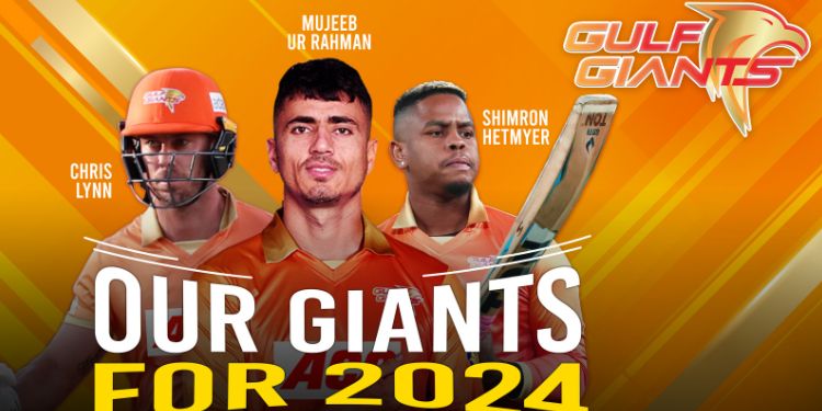 Reigning DP World ILT20 Champions Gulf Giants unveil power-packed squad for Season 2 of the truly-global league