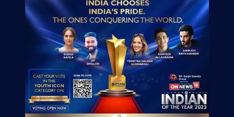 ‘CNN-News18 Indian of the Year 2023’ celebrates India's brightest talents in the Youth Icon category