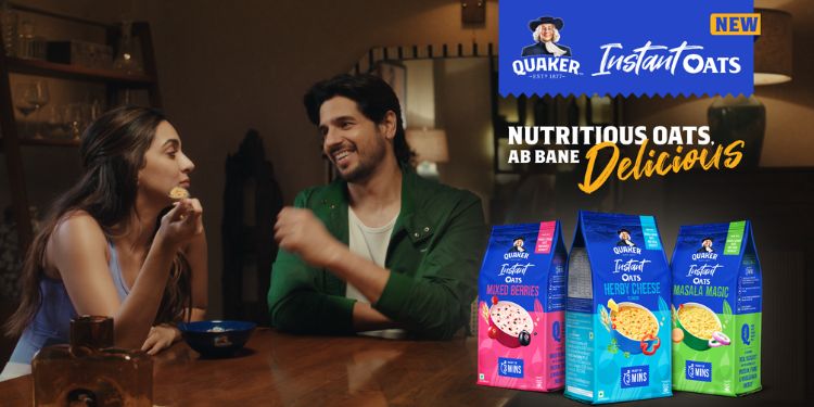 Quaker Launches Instant Oats, championed by Brand Ambassadors Kiara Advani and Sidharth Malhotra