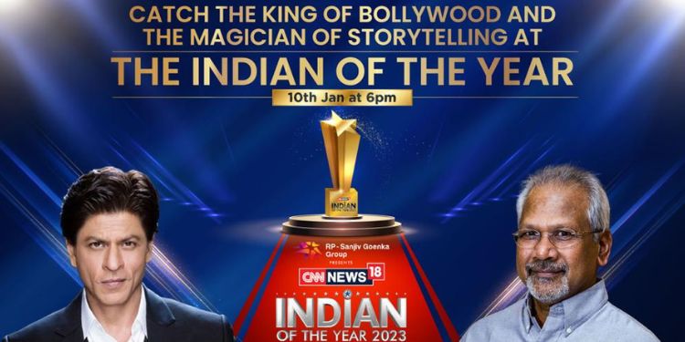 SRK, Mani Ratnam among prominent names to be at ‘CNN-News18 Indian of the Year’ awards