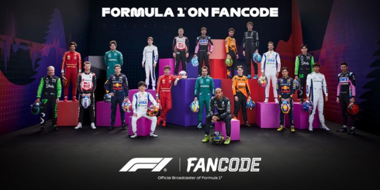 FanCode Signs Multi-Year Exclusive Broadcasting Deal with Formula 1®