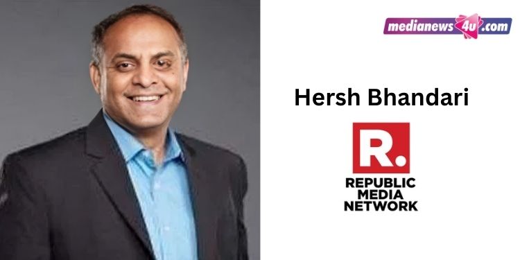 News genre on linear TV to reach 90 crore people during 2024 elections: Hersh Bhandari, Republic Media Network