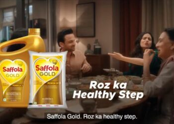 Saffola Gold’s TVC aims to promote the adoption of better practices and a healthier lifestyle by taking a ‘Roz Ka Healthy Step’