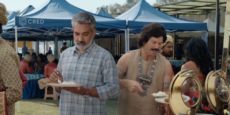 CRED - David Warner - SS Rajamouli