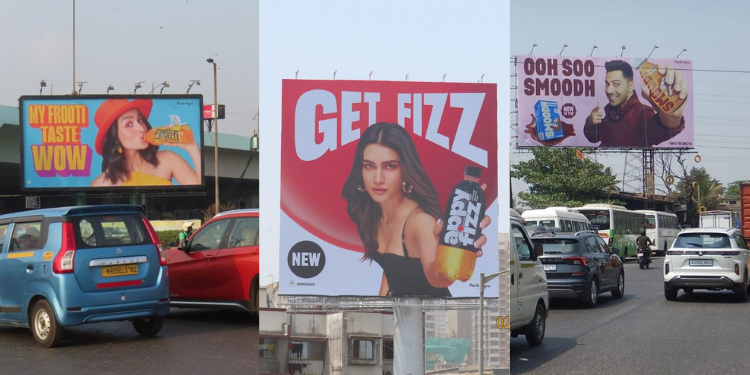 Parle Agro’s impactful OOH campaigns for Appy Fizz, Frooti & Smoodh shine this summer