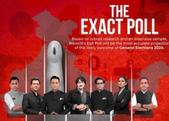 News18’s Mega Exit Poll results to be unveiled at 5 PM on June 1