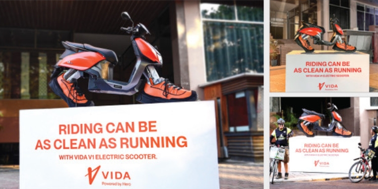Vida by Hero MotoCorp partnered with Procam International for the TCS World 10K to create installations