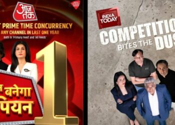 Aaj Tak and India today dominates 2024 Exit poll viewership