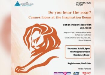 Ad Club Bangalore presents Edition 4 of the Inspiration Room with Award-Winning Creative Leader Joji Jacob