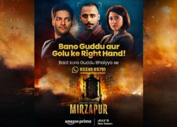 Prime Video’s innovative campaign for Mirzapur S3, ‘Bano Guddu Bhaiyya Ka Right Hand’, a WhatsApp and AI experience, attracts 50k organic users in 24 hours.
