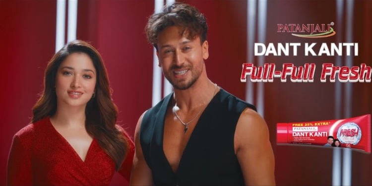 Patanjali’s Dant Kanti Fresh Active Gel launches a #FullFullFresh TVC with Tiger Shroff and Tamannaah Bhatia