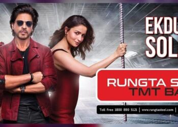 Ranbir Kapoor, Shah Rukh Khan, and Alia Bhatt are brand ambassadors for Rungta Steel