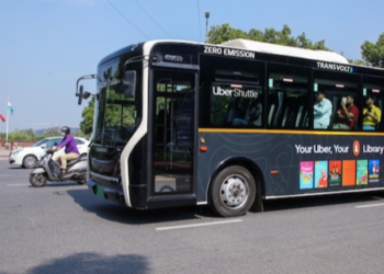 Uber Launches #UberReads Campaign in Delhi, Introducing Electric Shuttle Buses with Curated Book Collections to Enhance Commuting Experience