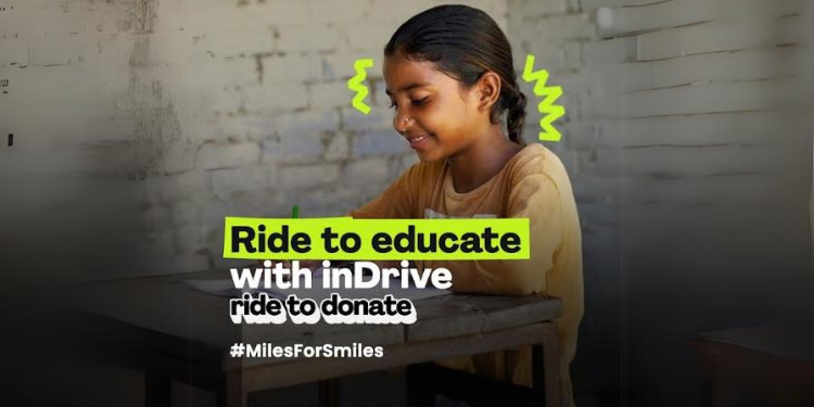 inDrive launches ‘Ride to Donate’ Campaign with CRY India