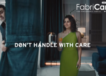 FabriCare by D’Décor features spill-proof fabrics with Bollywood’s Power Couple Ranbir and Alia