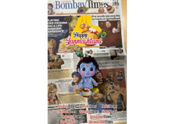 Times Metro Supplements celebrated Janmasthami by capturing baby Krishna’s playful spirit