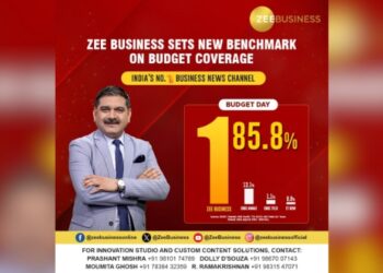 Zee Business Dominates 85.8% Viewership Share with Exceptional Budget Coverage