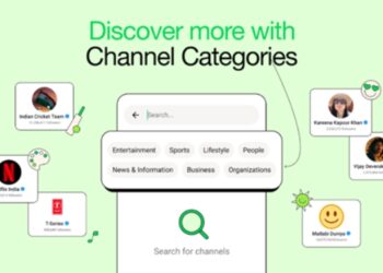 WhatsApp’s channel categories allows people to browse and find channels they’re interested in
