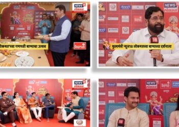 News18 Lokmat’s unique programming combines Ganeshotsav celebrations with political and celebrity presence