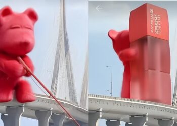 Posterscope executes an OOH campaign for Maybelline’s Superstay Teddy Tint on the Worli Sea Link