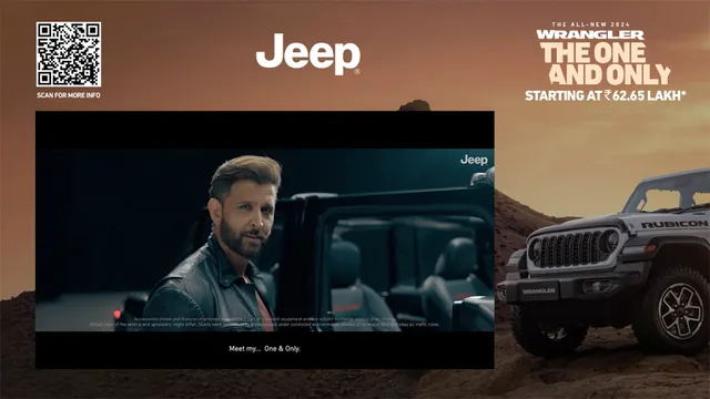 Frodoh’s CTV campaign for Jeep featured a video of Bollywood star Hrithik Roshan