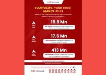 ABP Majha and ABP Ananda dominate Comscore video rankings, reinforcing ABP Network's digital news leadership