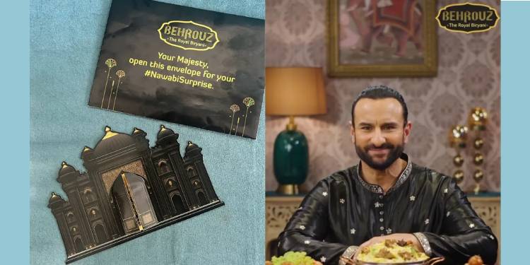 Behrouz' Diwali campaign uses AI to deliver a personalised message from actor Saif Ali Khan