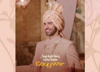Manyavar’s ‘Aap Kab Ban Rahe Hain Manyavar?’ campaign celebrates the wedding as a joyful milestone in the groom’s journey