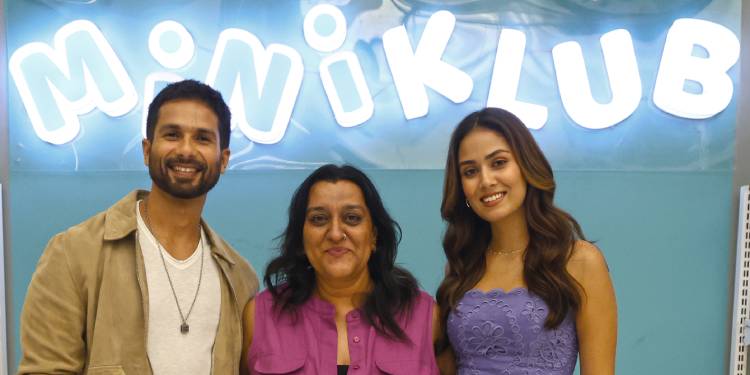 MiniKlub signs Shahid Kapoor and Mira Rajput as brand ambassadors