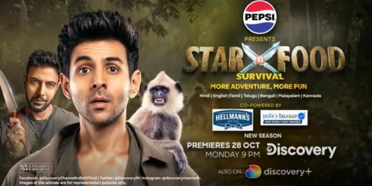 Star Vs Food Survival Returns for Season 2, Premiering Monday, Oct 28th, On Discovery Channel and discovery+