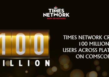 Times Network Crosses 100 million users across platforms on Comscore