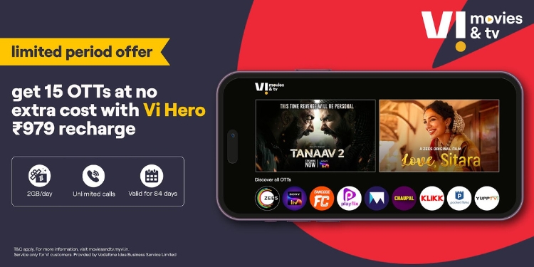 Vi Movies & TV enhances OTT Aggregator Portfolio with ‘Super Pack’ Priced at Rs 175