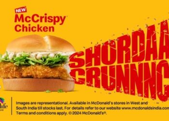 McDonald’s India’s ‘Shordaar Crunch’ campaign emphasizes the crunch of McCrispy Chicken and Crispy Veggie Burgers