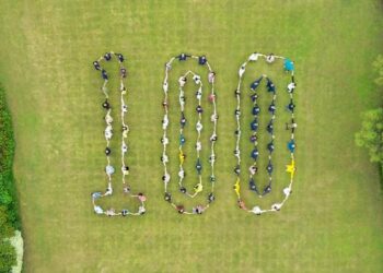 100 India-based British Airways colleagues came together to create a video celebrating the airline’s centenary